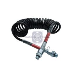 1506070 brw air brake coil black red plastic m16x1.5 for iveco image